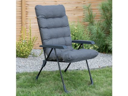 Polohovací zahradní křeslo Setenil Black Edition H024-07PB PATIO