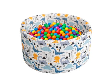 k22695 aga suchy bazen 90x40 cm s micky dinosauri 1