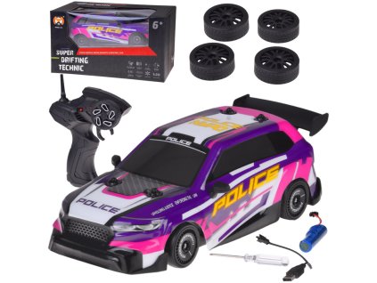 RC drift auto podsvícené 4WD