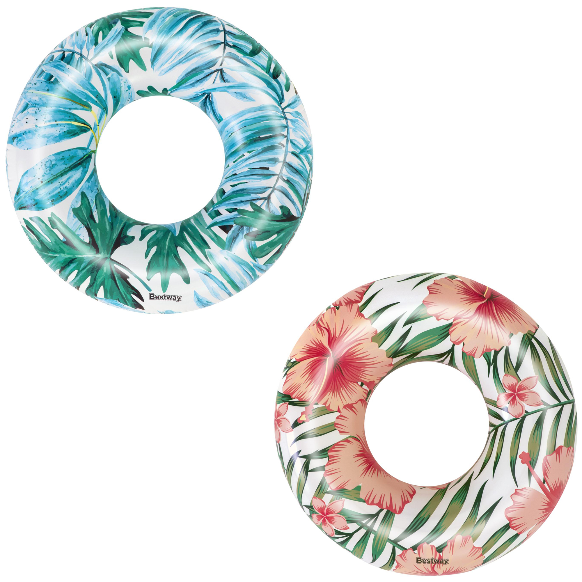 Bestway Nafukovací kruh - Tropical, palmy, 2 druhy, průměr 119cm