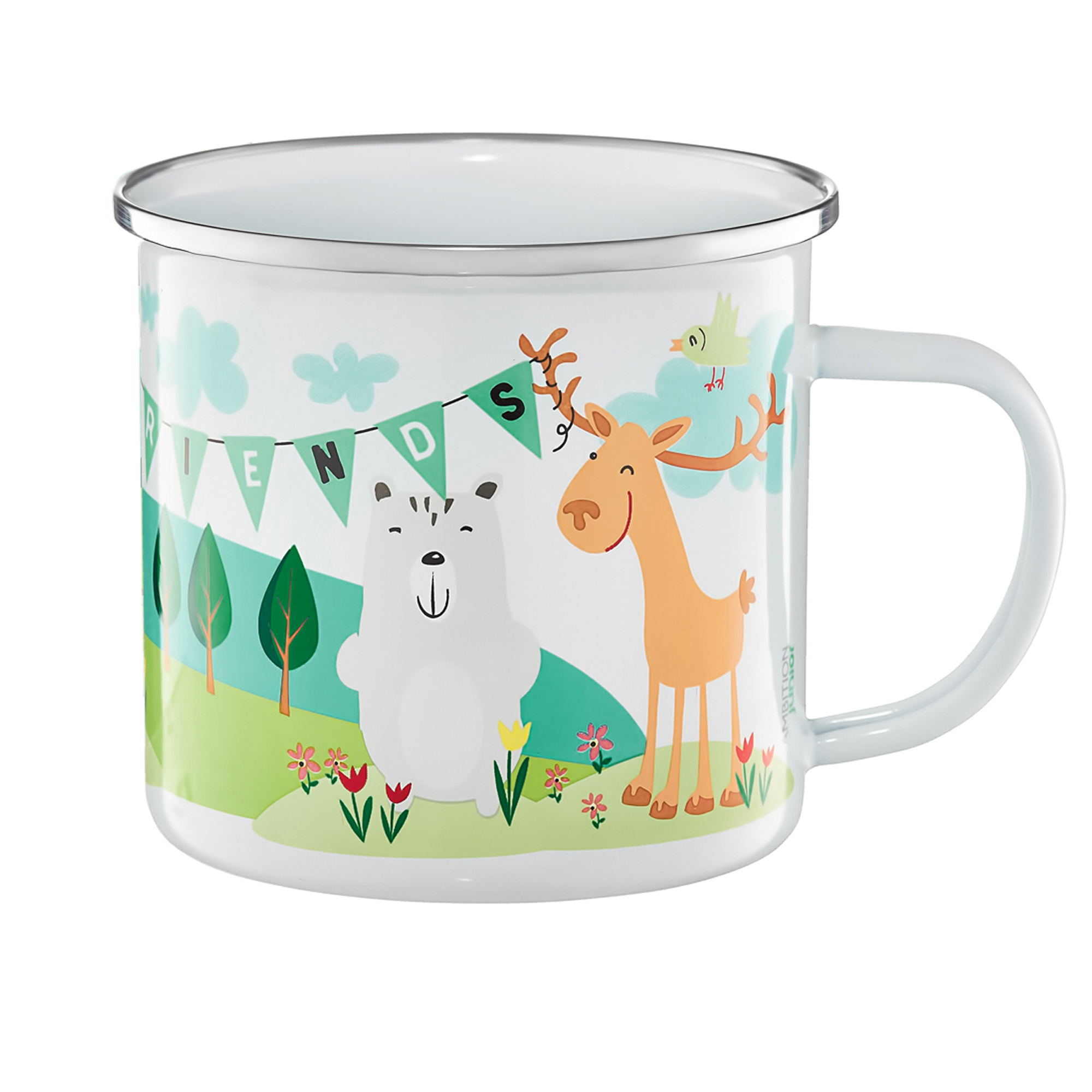 Smaltovaný hrnek Forest Team Friends 520 ml AMBITION JUNIOR