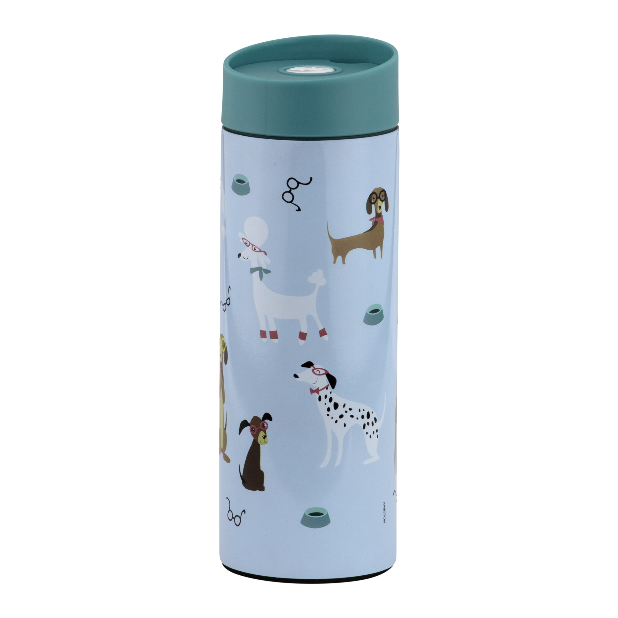 Modrý termohrnek Pets Pejsci 400 ml AMBITION