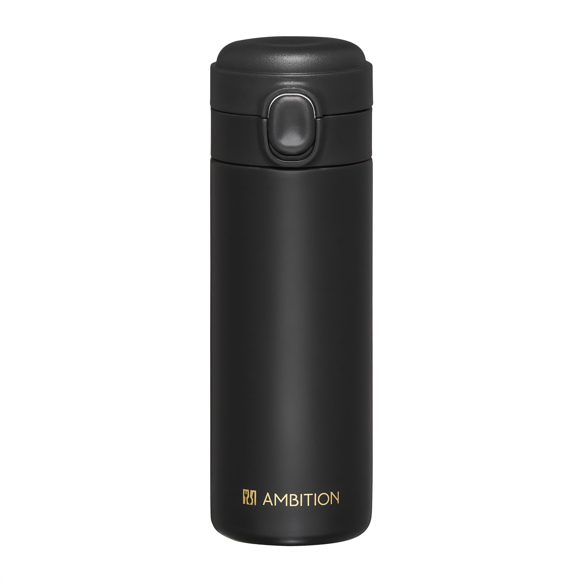 Černý nerezový termohrnek Alice 350 ml AMBITION