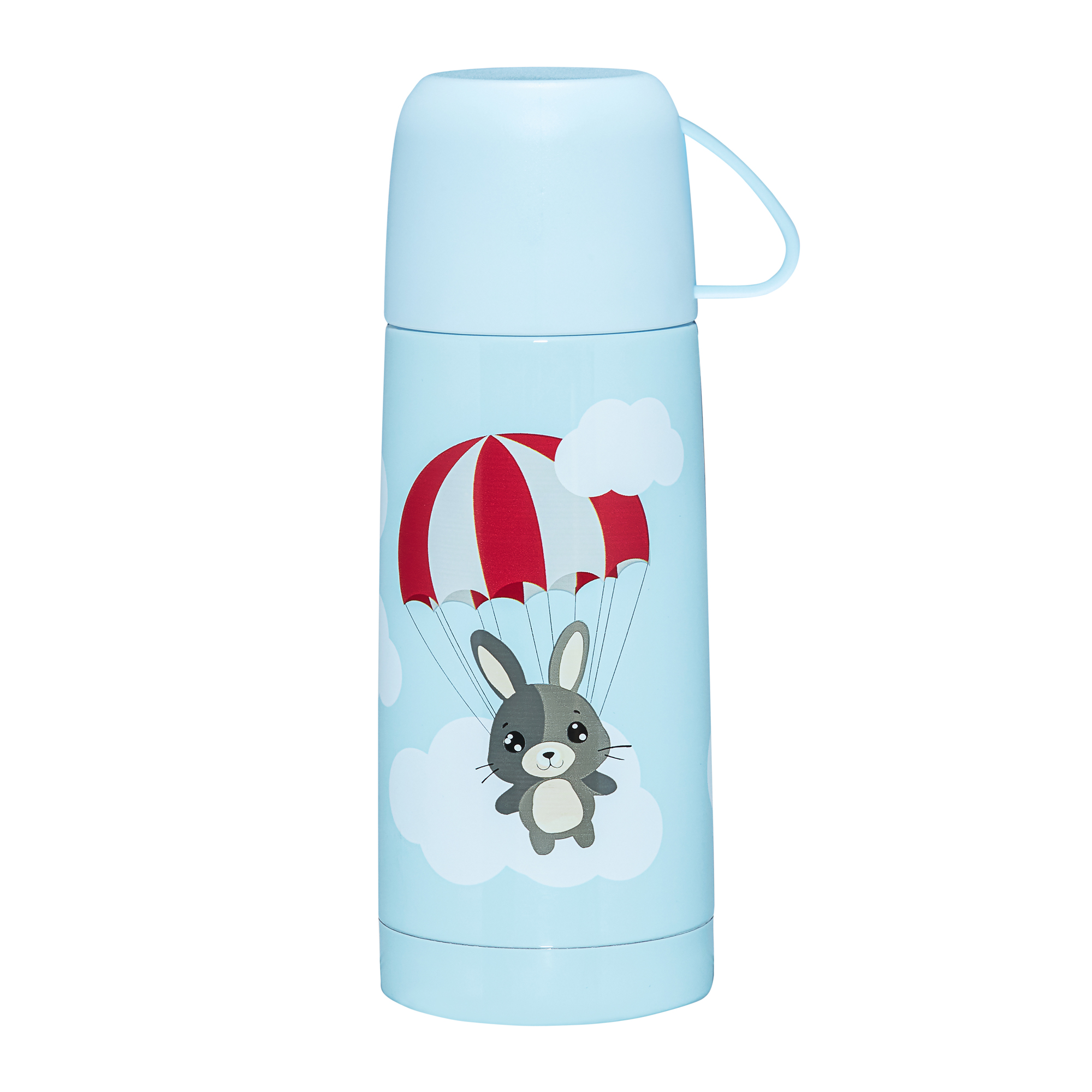 Modrý dětský termos Betty a Bunny 320 ml AMBITION JUNIOR