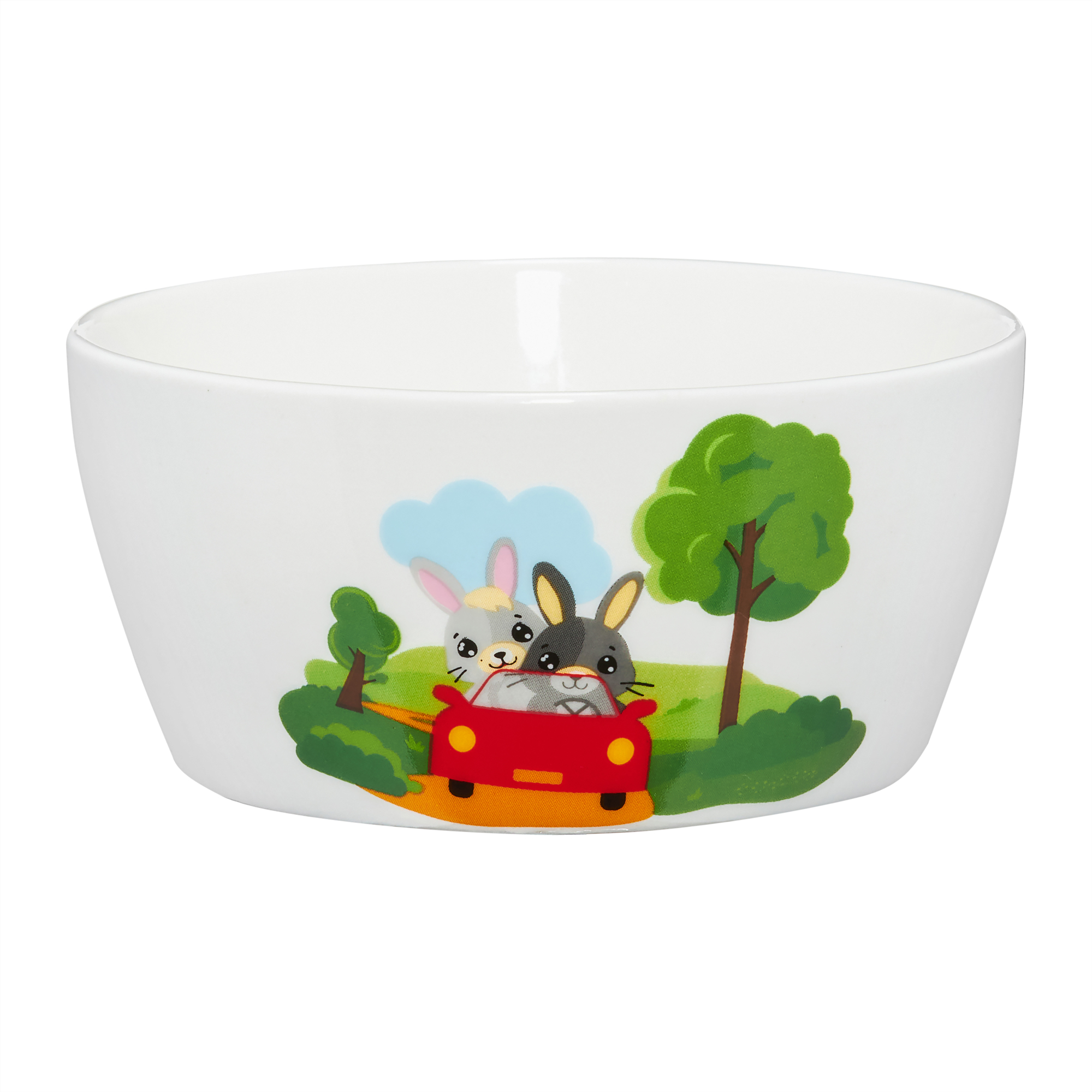 Porcelánová miska Betty a Bunny Auto 400 ml AMBITION JUNIOR