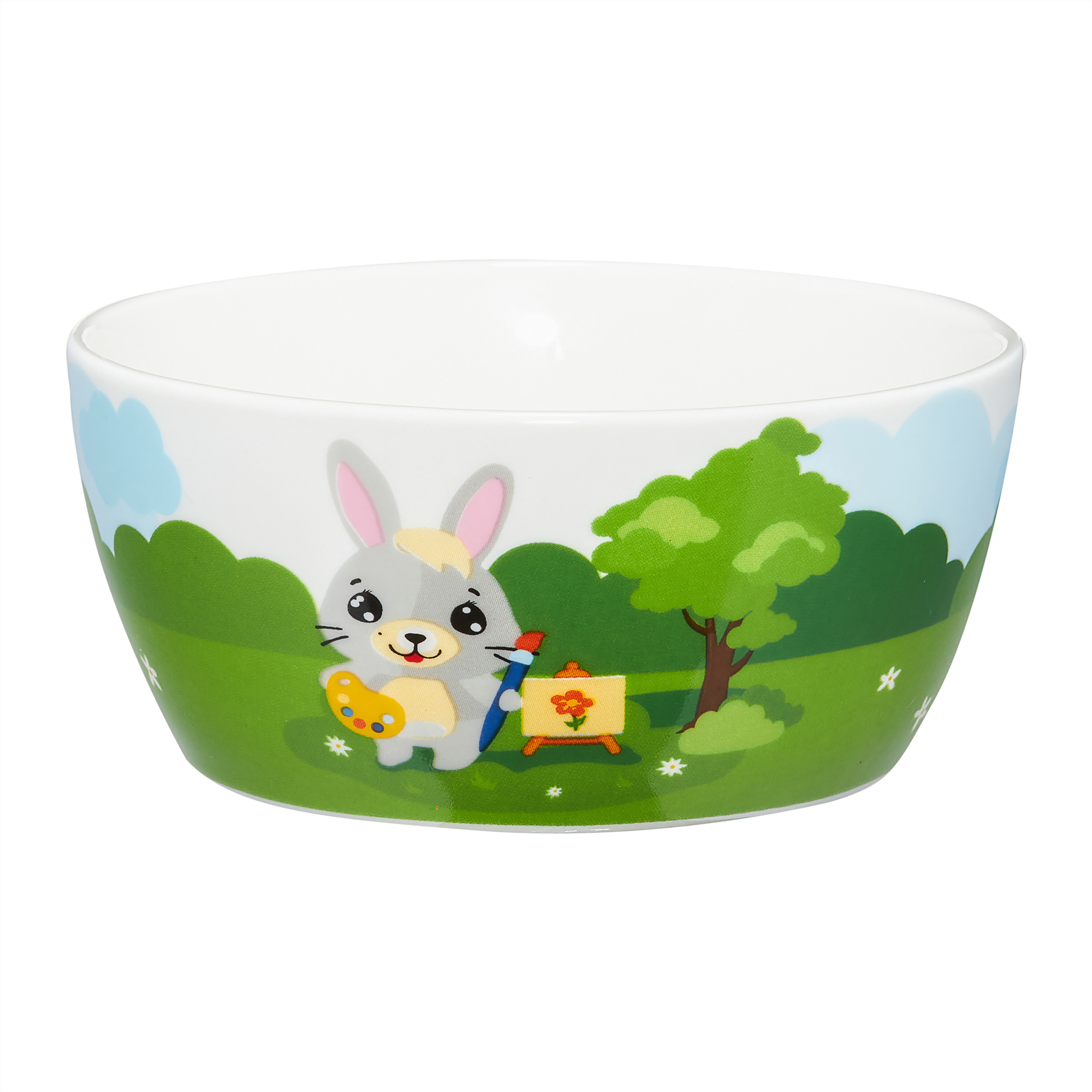 Porcelánová miska Betty a Bunny Malování 400 ml AMBITION JUNIOR