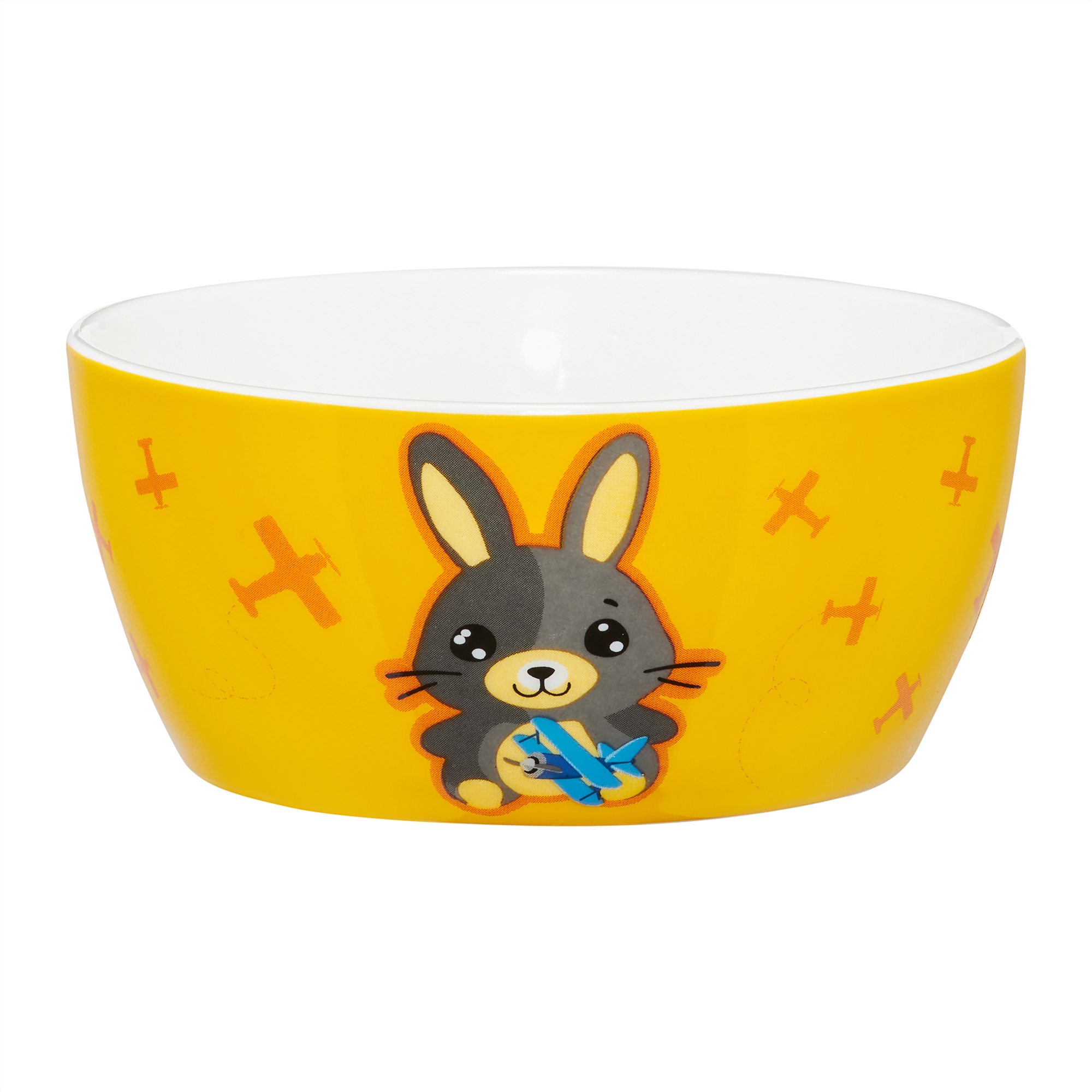 Porcelánová miska Betty a Bunny Letadlo 400 ml AMBITION JUNIOR