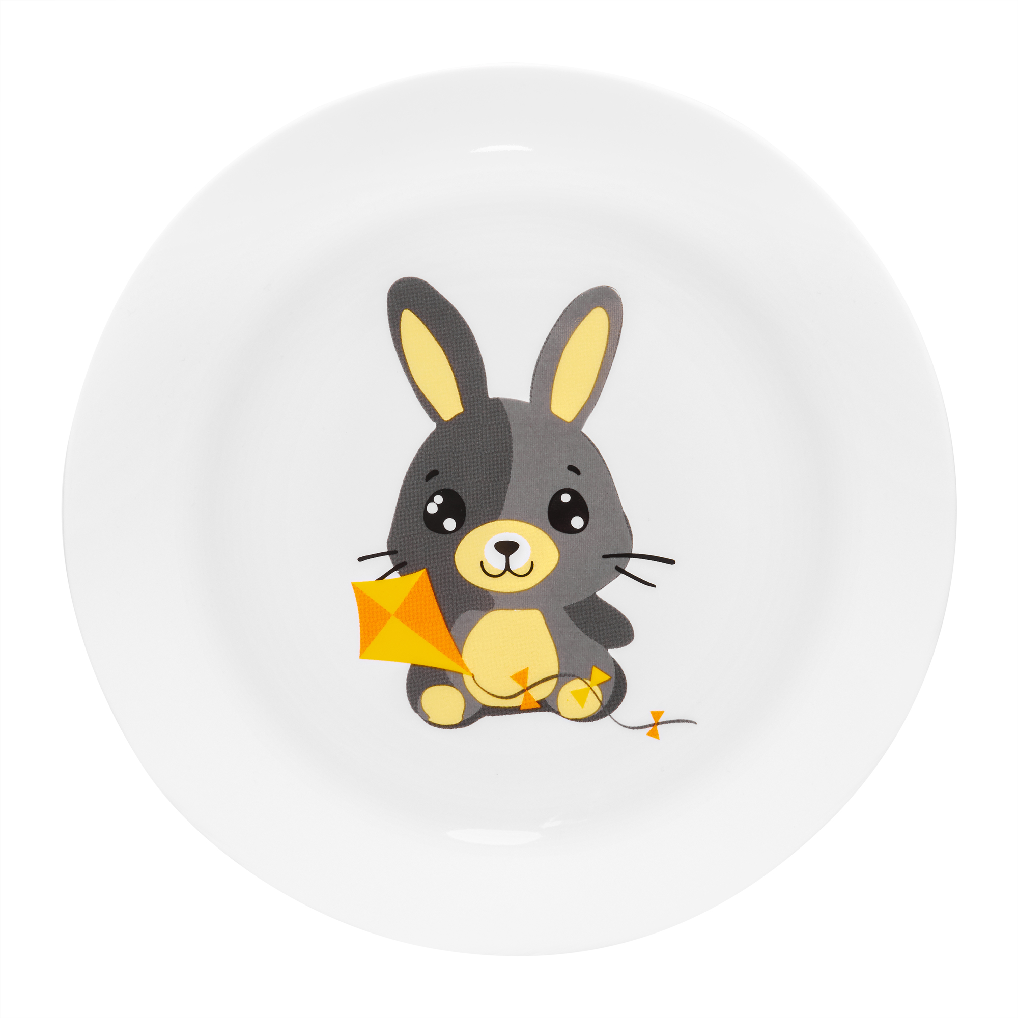 Levně Porcelánový dezertní talíř Betty a Bunny Drak 19 cm AMBITION JUNIOR