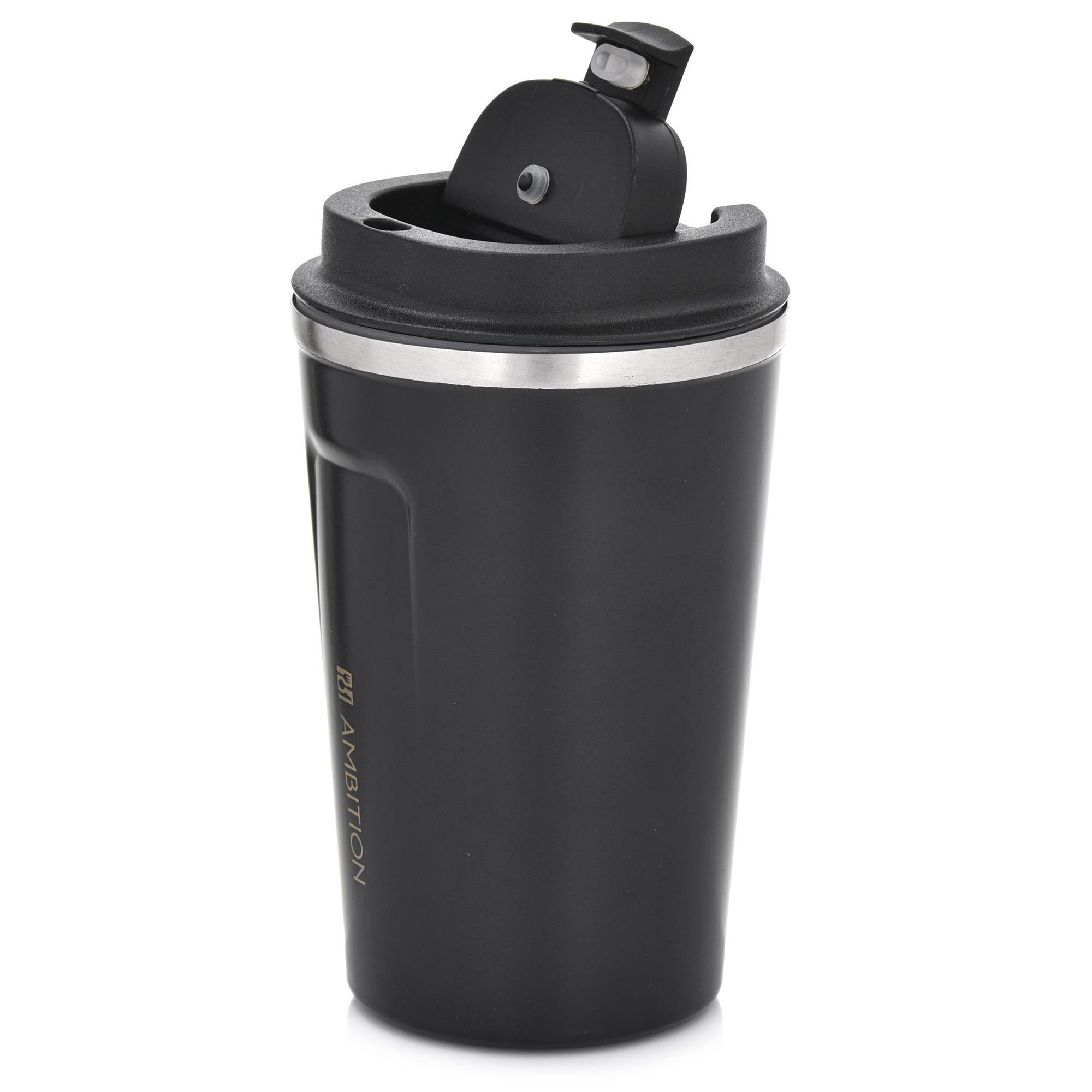 Černý termohrnek Spark 380 ml AMBITION