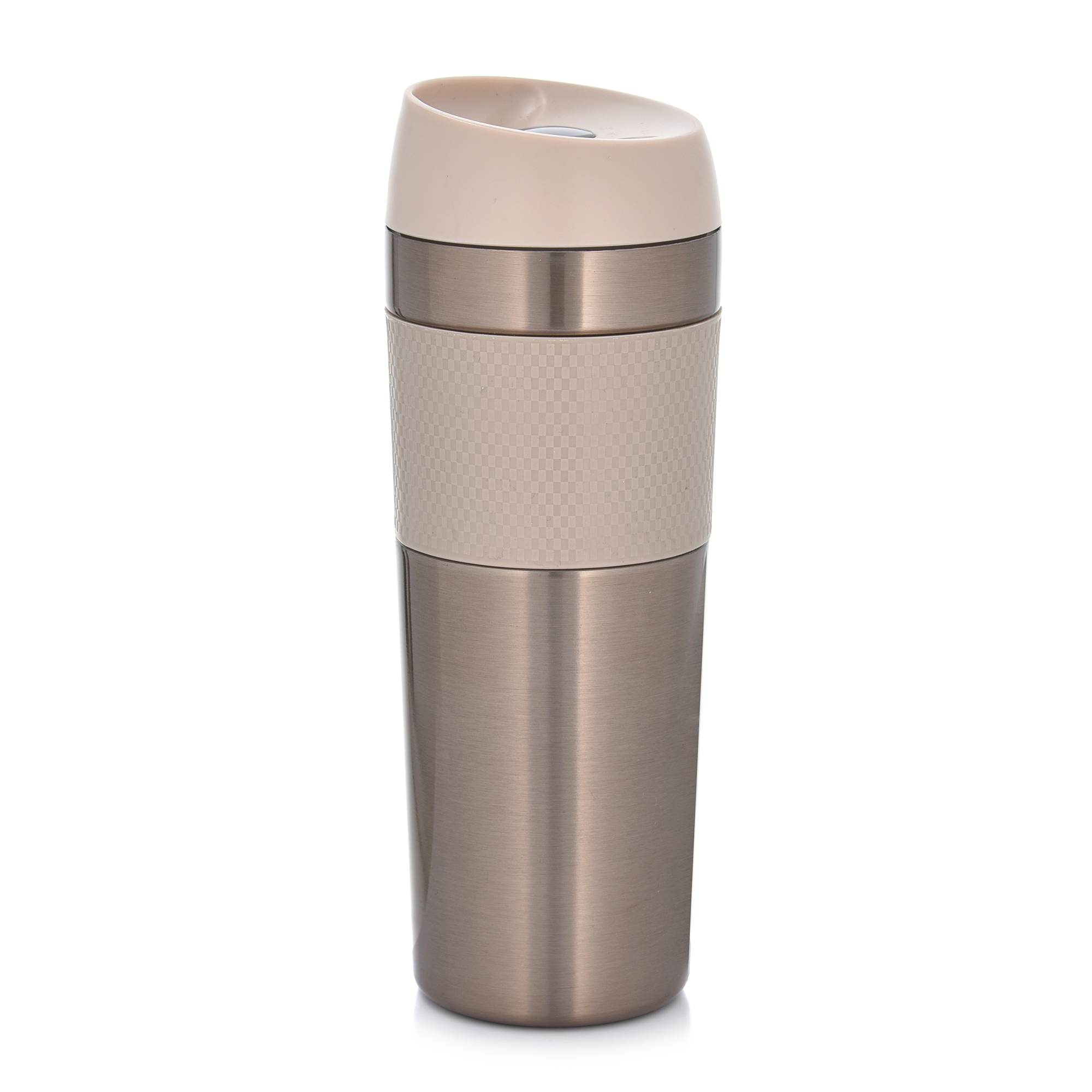 Béžový termohrnek Metalic 450 ml AMBITION