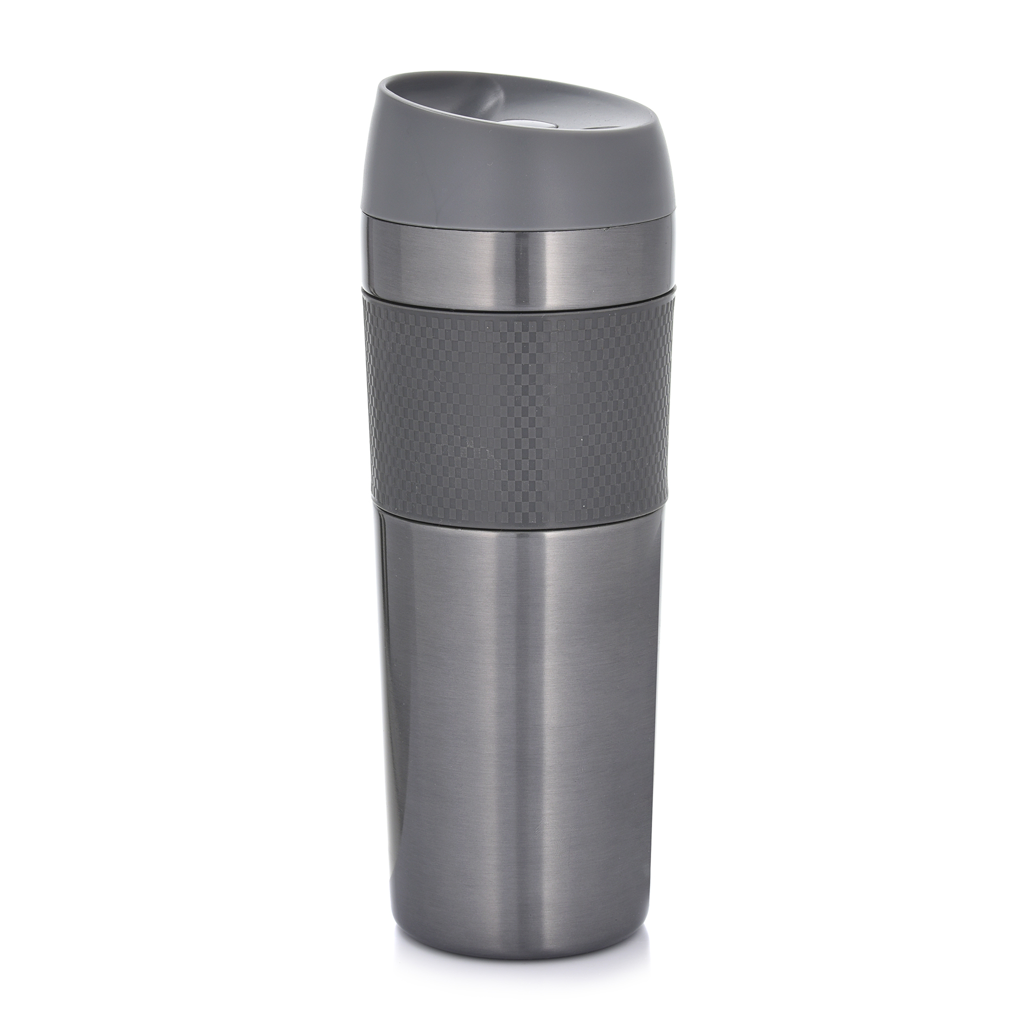 Šedý termohrnek Metalic 450 ml AMBITION