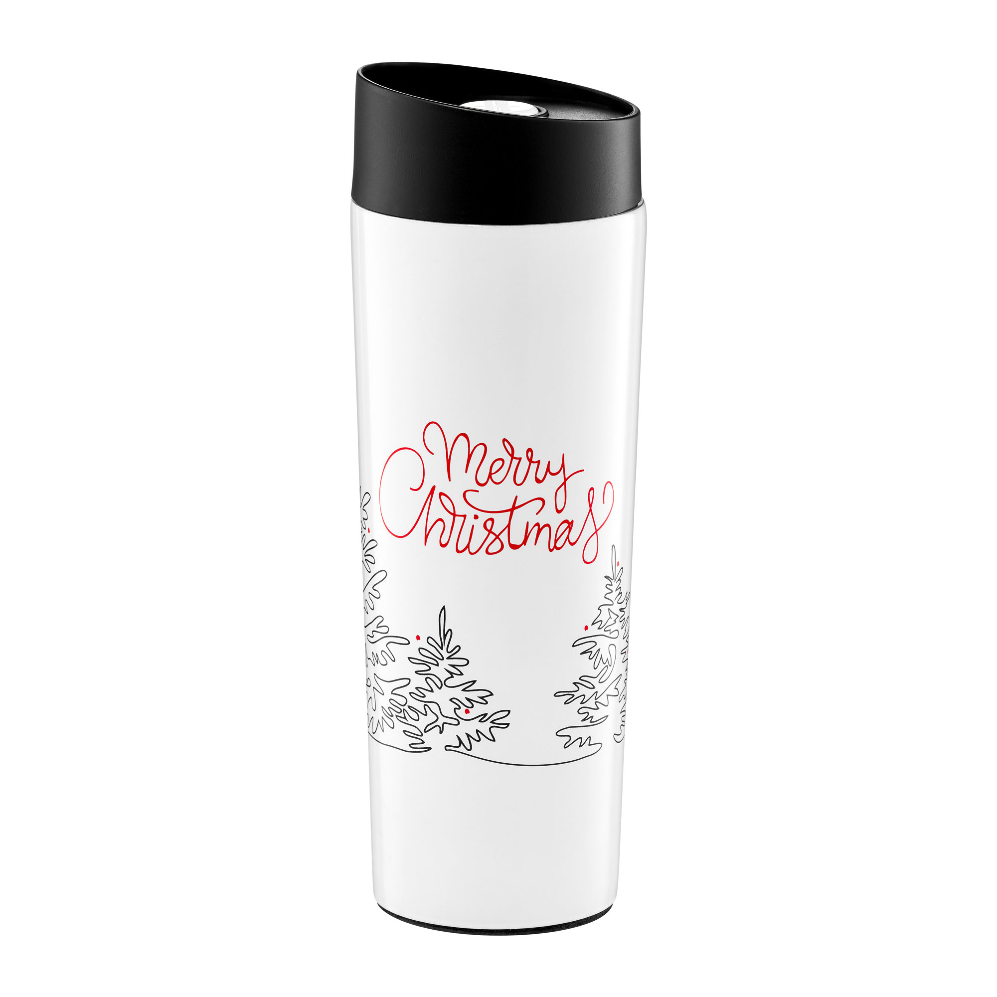 Termohrnek Line Art Christmas Tree 340 ml AMBITION