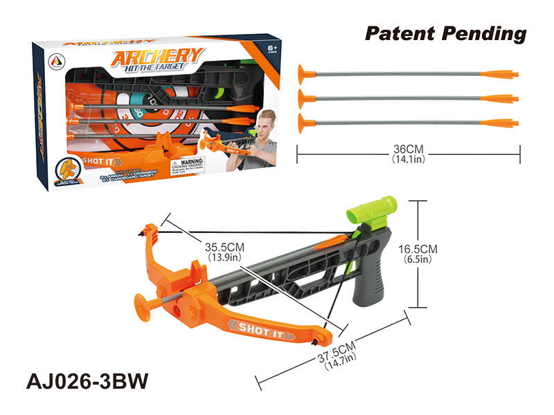 RKToys Dětská kuše s terčem a šipkami Archery
