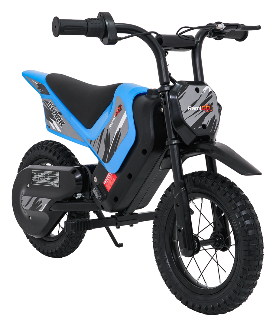 Dětská elektrická motorka Shark – modrá