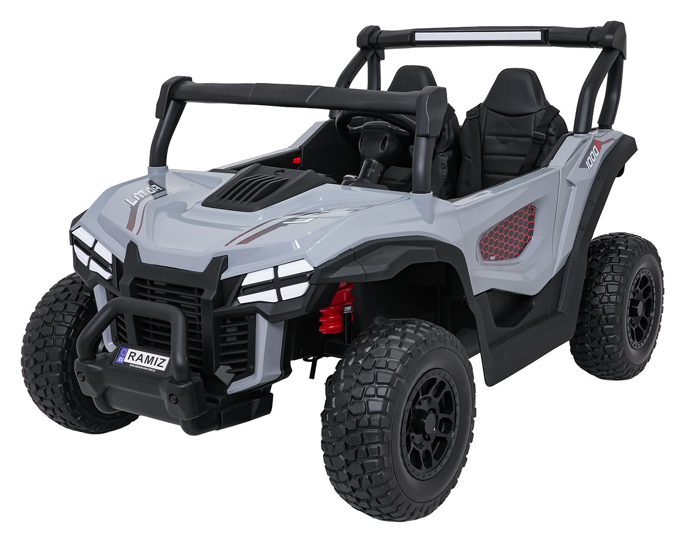 Dětské elektrické auto buggy Gravity 4x4 – šedé