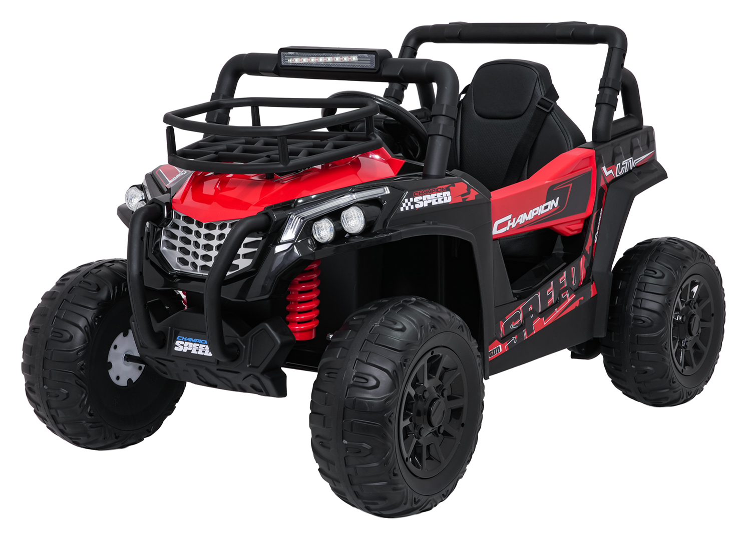 Dětské elektrické terénní auto UTV Lift – červené