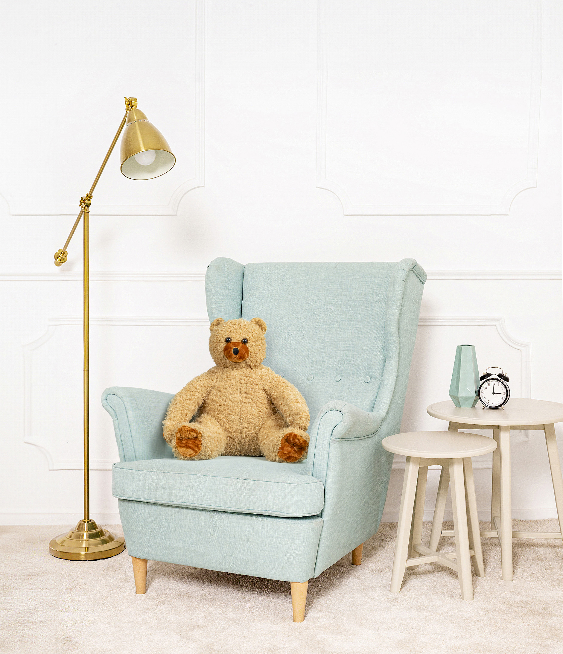 Tomido Hnědý plyšový medvěd Lazy 45 cm
