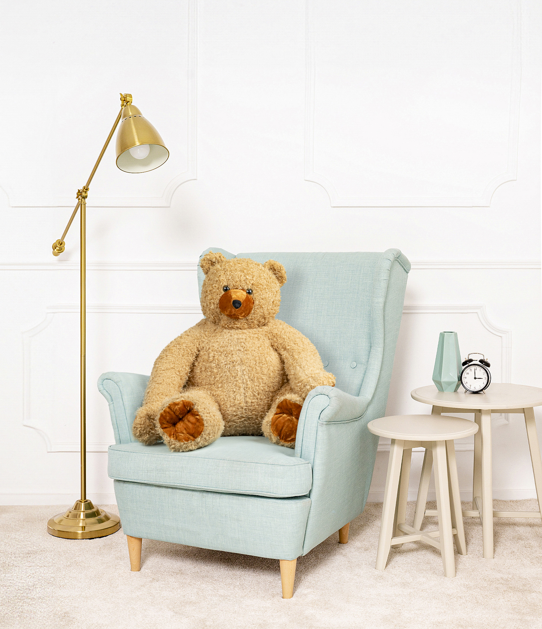 Tomido Plyšový medvěd Lazy 60 cm hnědý