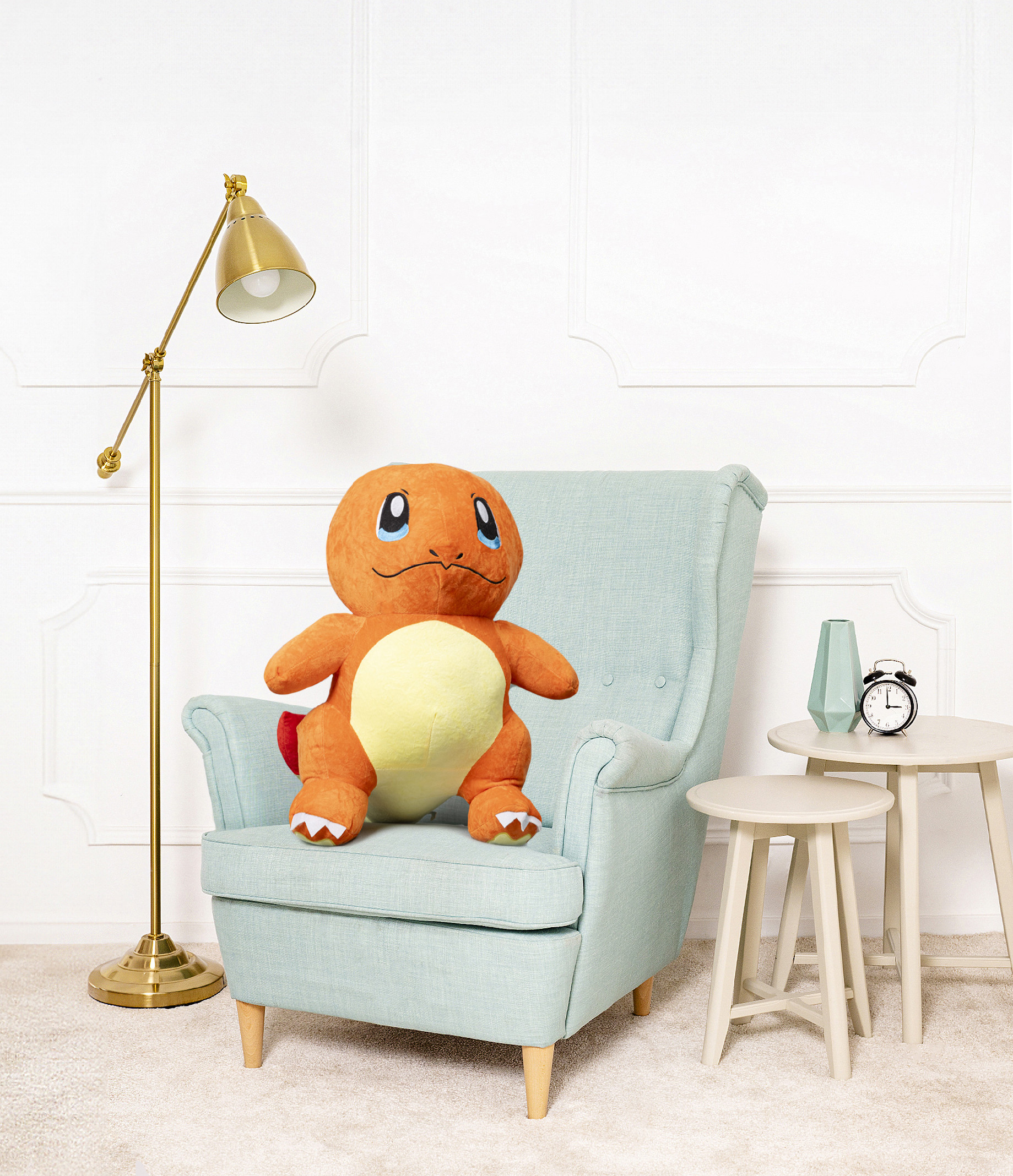 Tomido Plyšová hračka Pokemon Charmander 60 cm oranžová