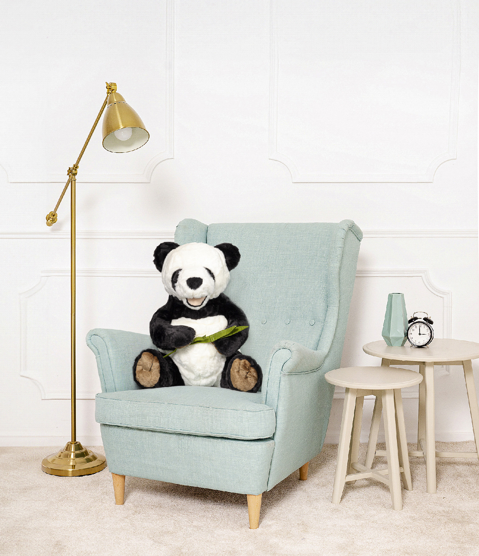 Tomido Plyšová panda Lisbona 70 cm černobílá