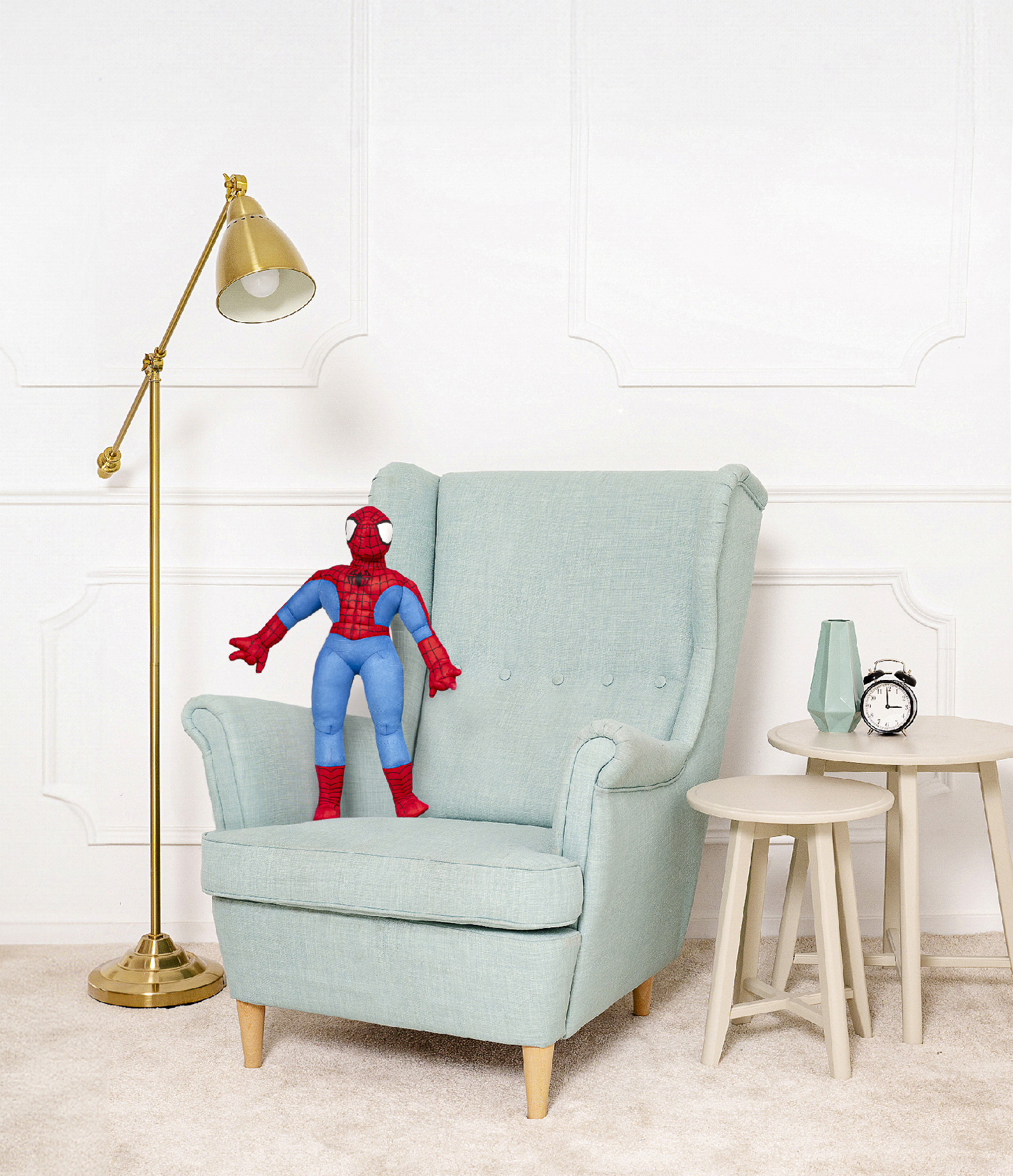 Tomido Vícebarevná plyšová postavička Spider-Man 55 cm