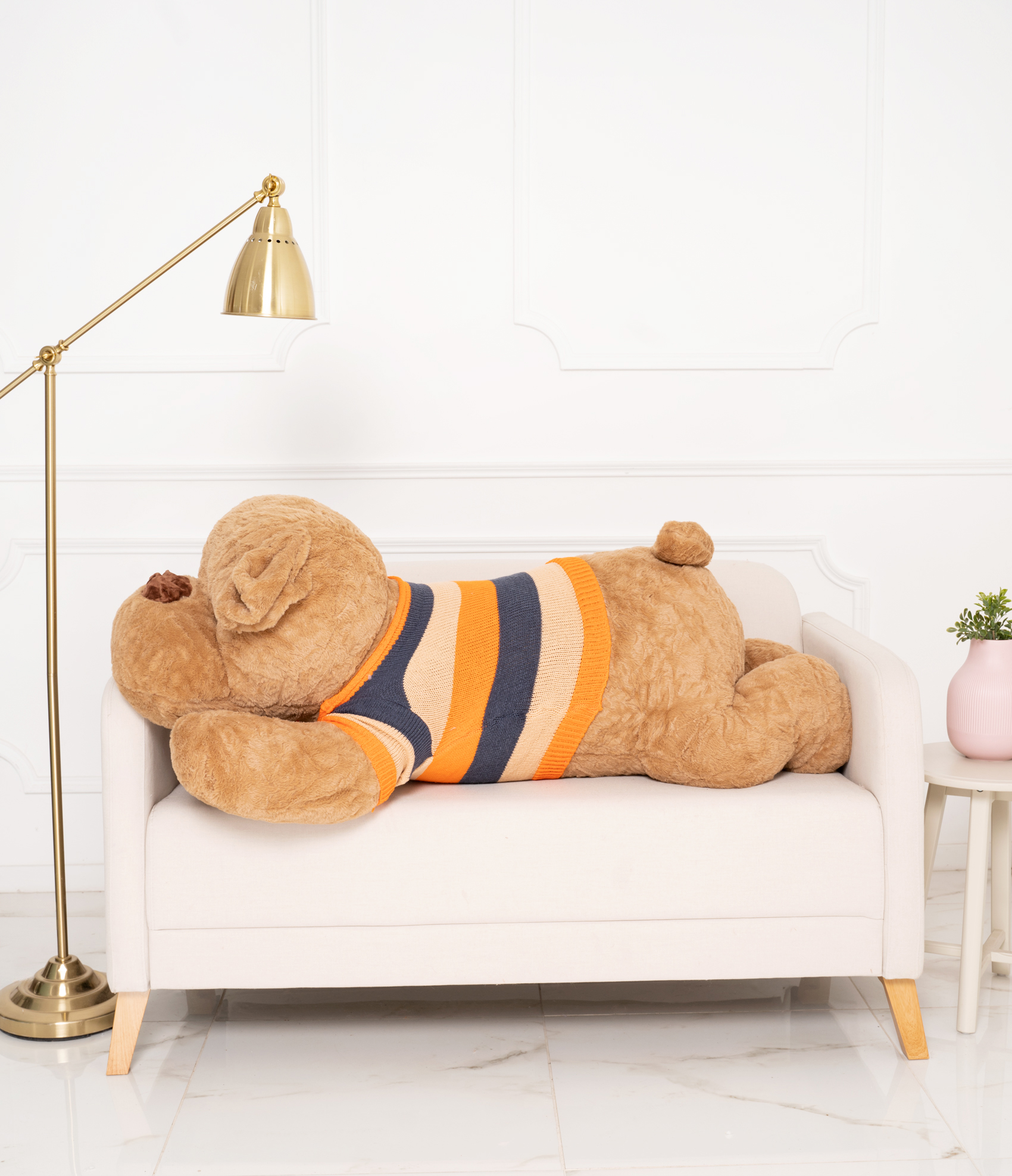 Tomido Plyšový pes Dexter 150 cm hnědý