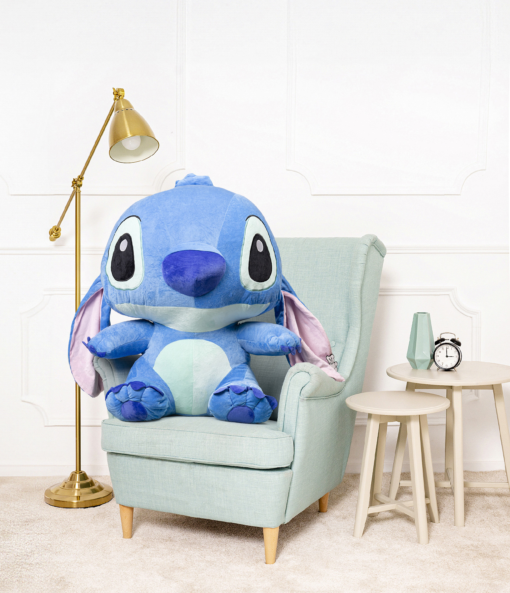 Tomido Plyšová postavička Stitch 90 cm modrá