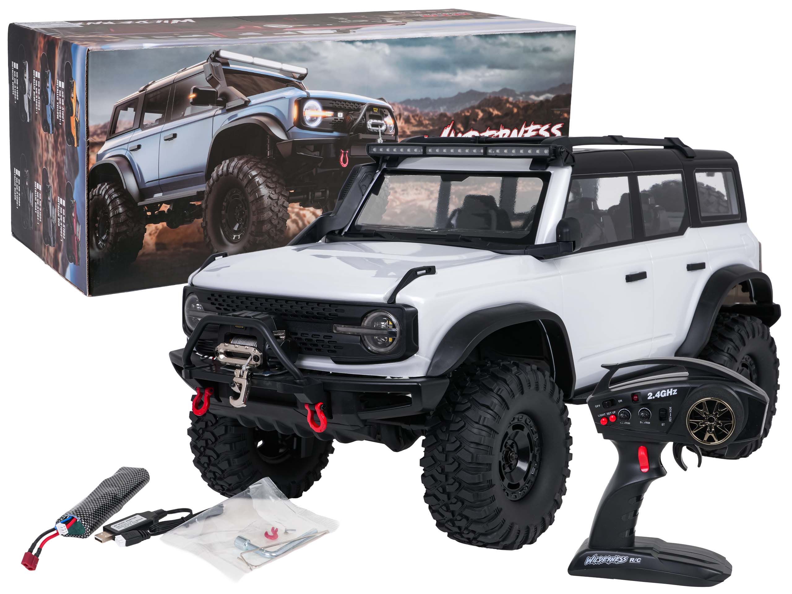 RC auto Wilderness 1:10 bílá