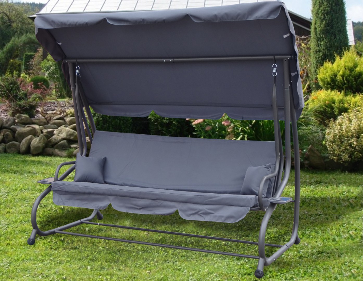 Ramiz Zahradní houpačka 8011 new 2024 šedá
