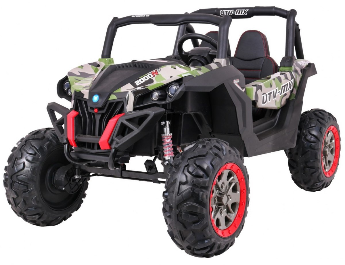 Dětský kočárek SuperStar Moro + pohon 4x4 + dálkové ovládání + zavazadlový prostor + MP3 LED + zámek dveří