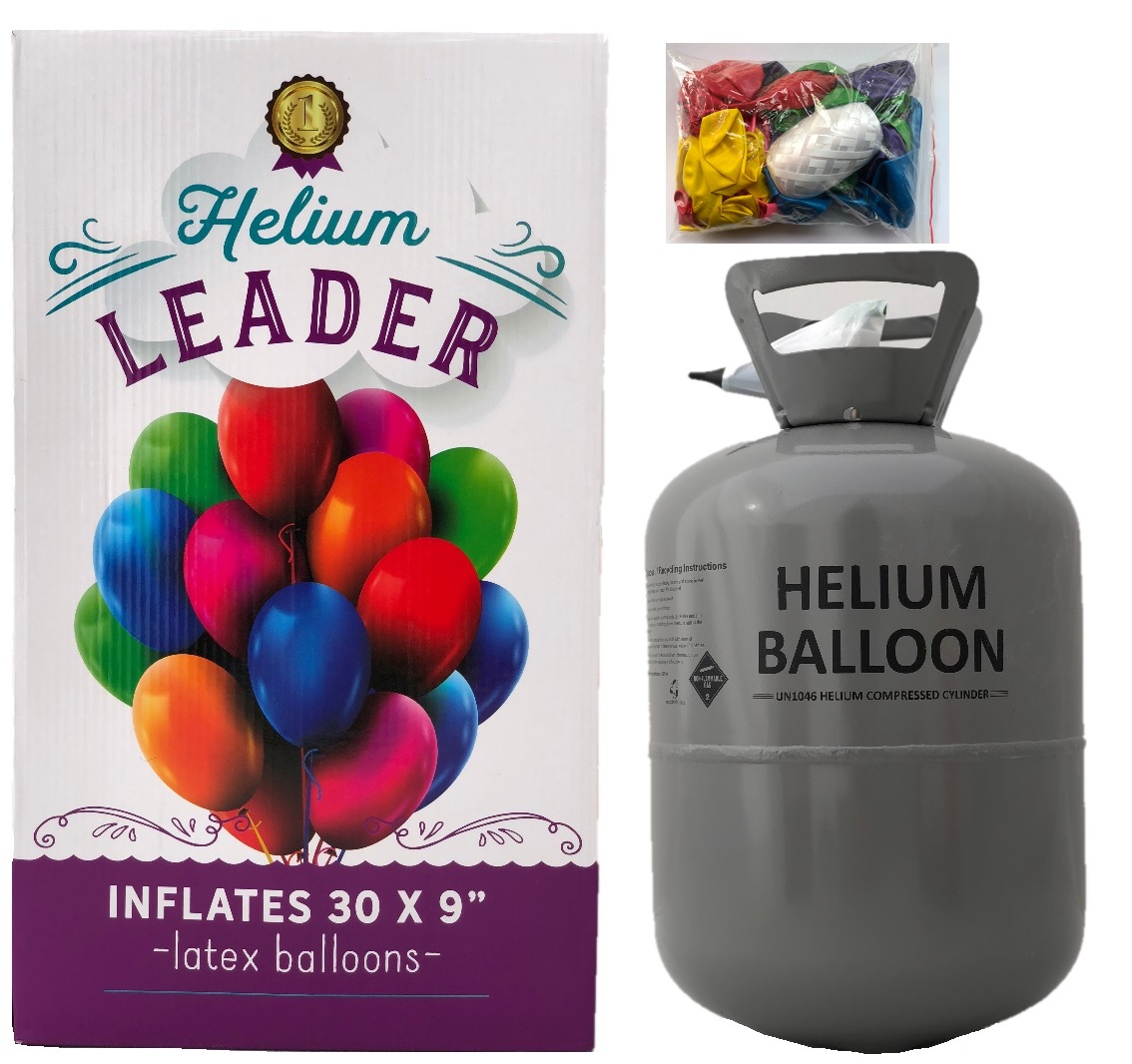 HračkyZaDobréKačky Helium do balónků s 30 balónky