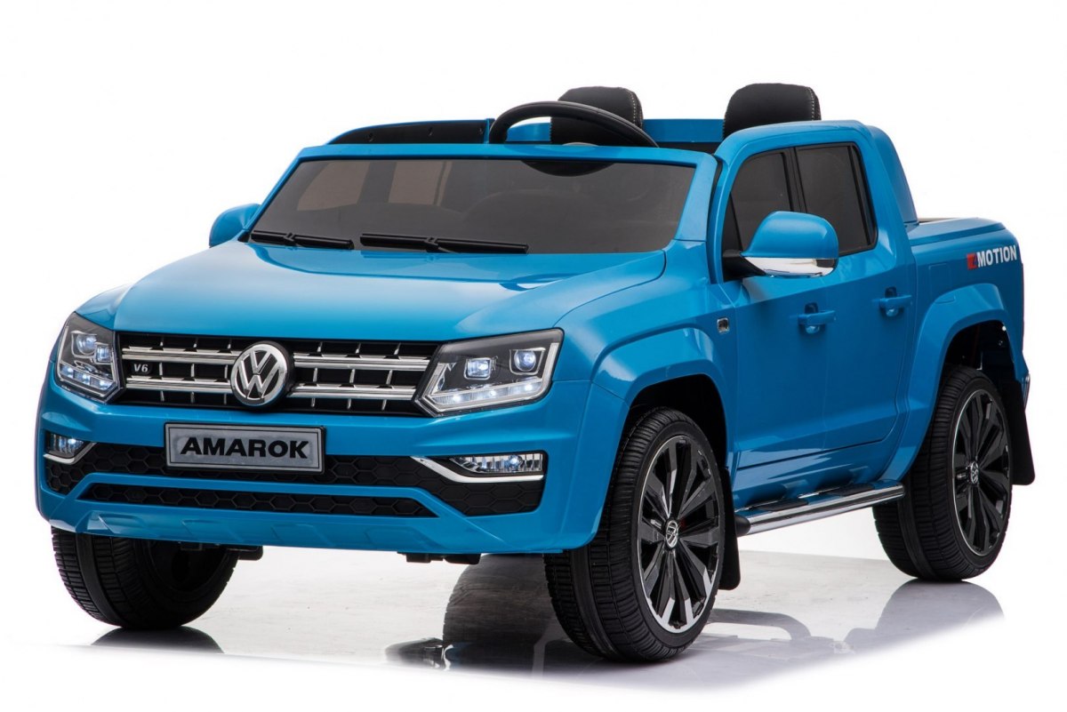 HračkyZaDobréKačky Elektrické autíčko Volkswagen AMAROK PICK-UP modré