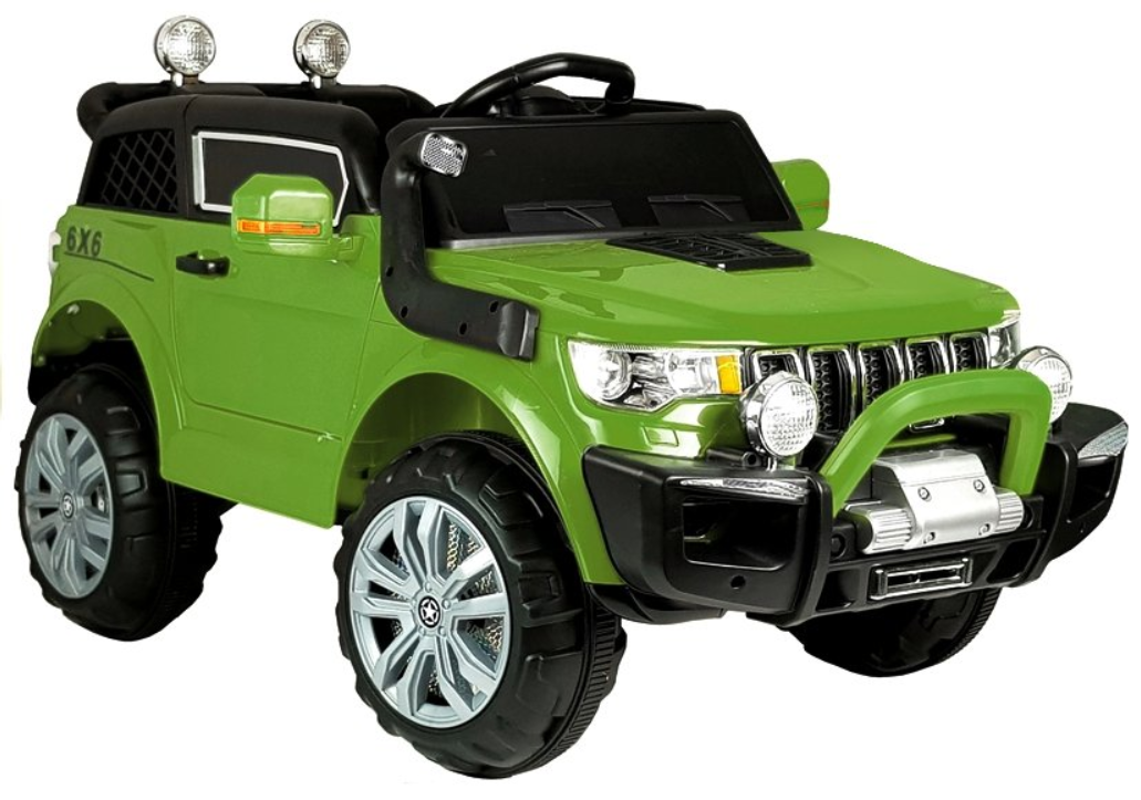 HračkyZaDobréKačky Elektrický Jeep Hummer zelené