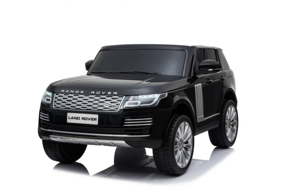 Range Rover HSE 2místné dětské auto černé + dálkové ovládání + 5 ks pásů + audio panel + LED dioda