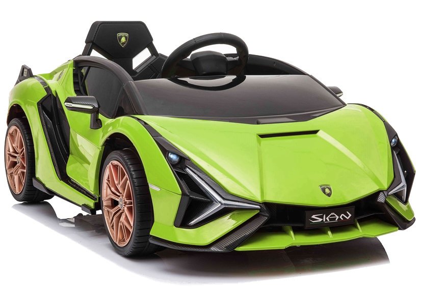 HračkyZaDobréKačky Elektrické autíčko Lamborghini Sian zelené