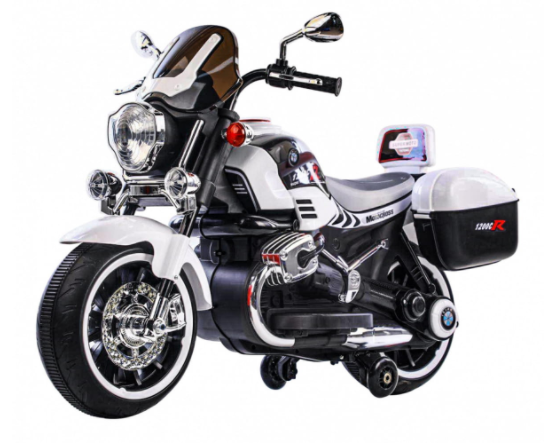HračkyZaDobréKačky Dětská elektrická motorka 1200CR bílá