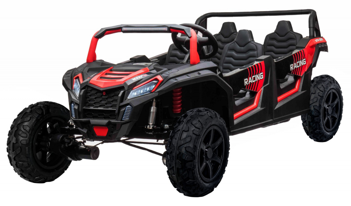 HračkyZaDobréKačky Elektrická bugina ATV RACING UTV2000, 4x150W červená