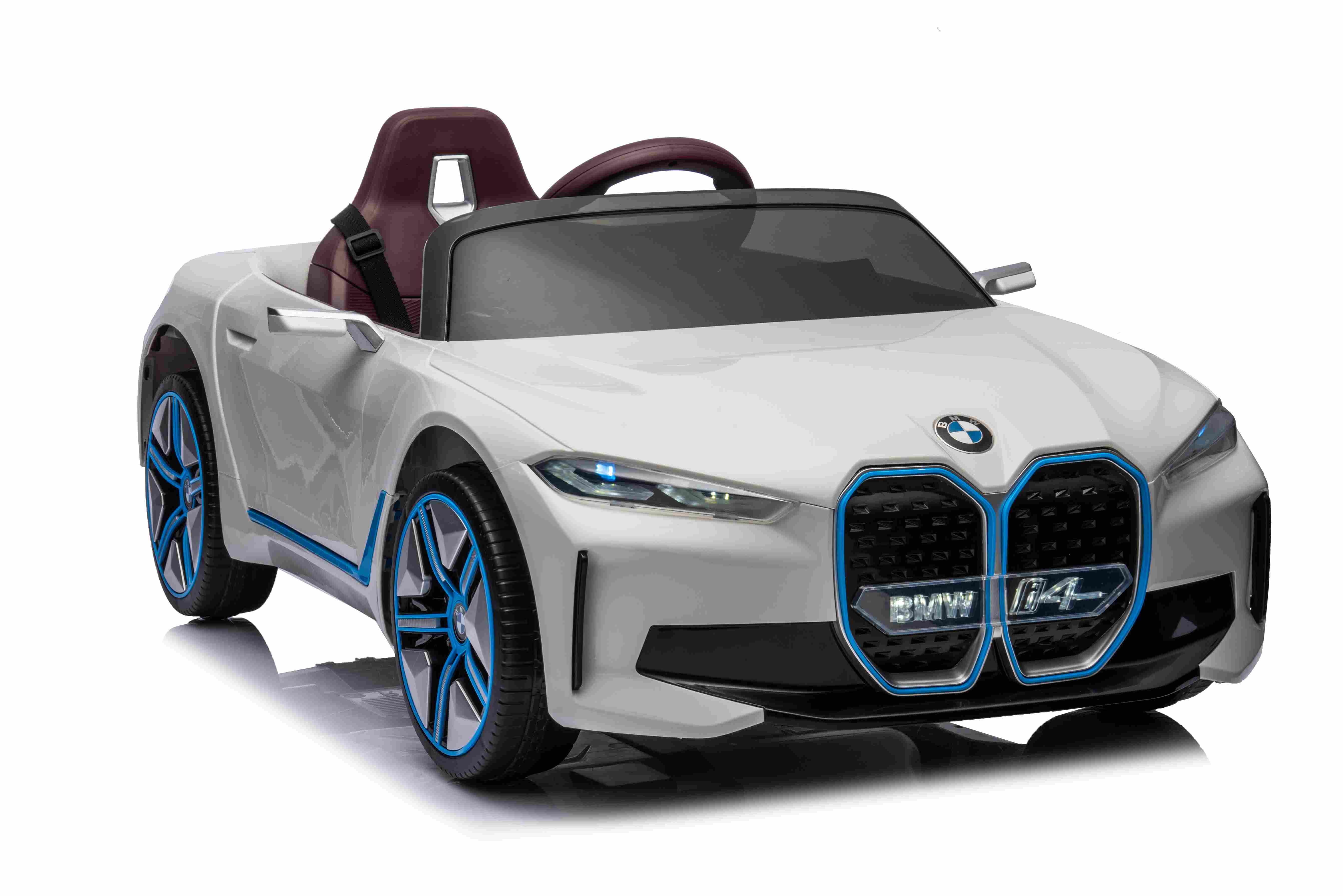 Elektrické autíčko BMW i4 bílé