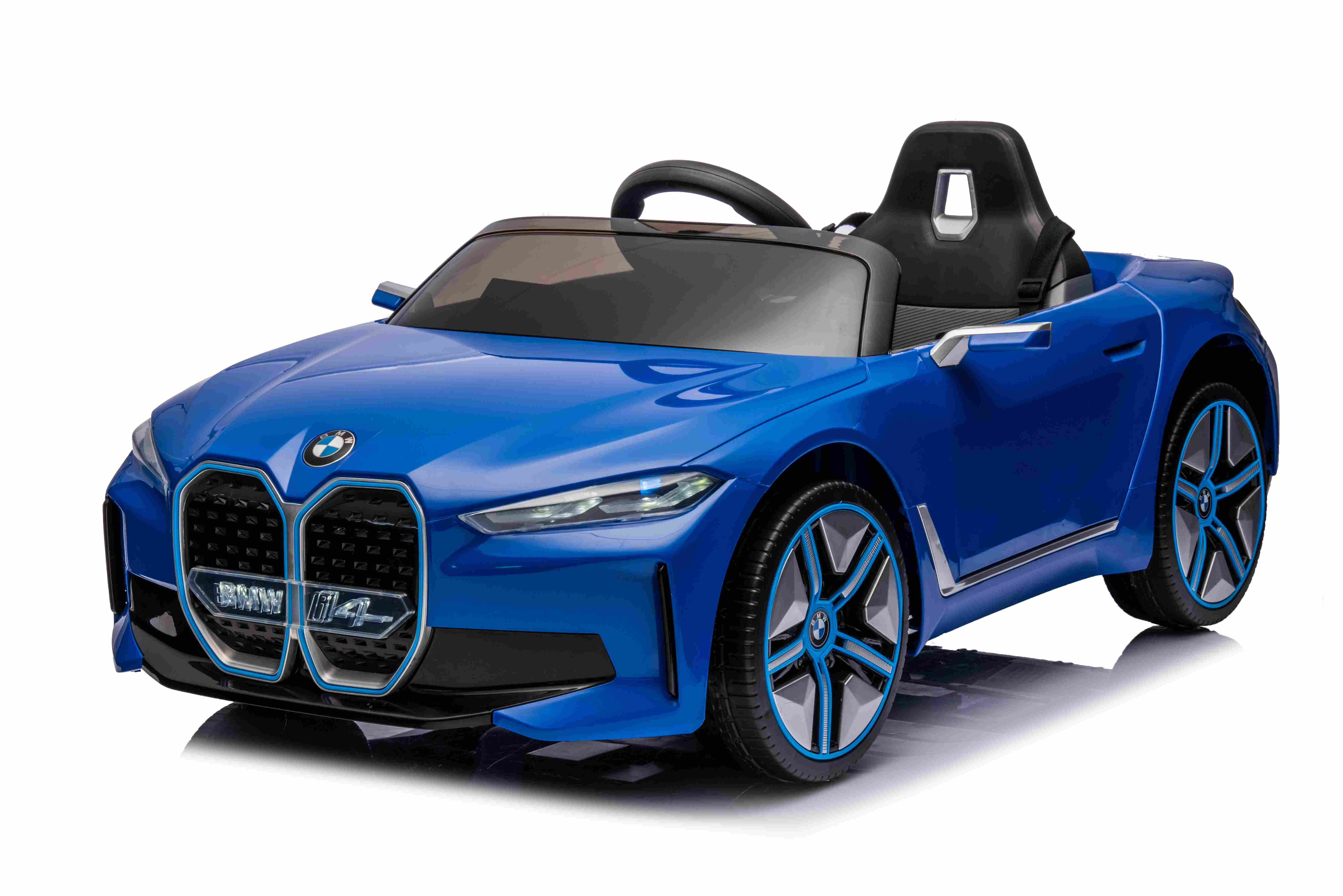 Elektrické autíčko BMW i4 pro děti s dálkovým ovládáním – Modrá