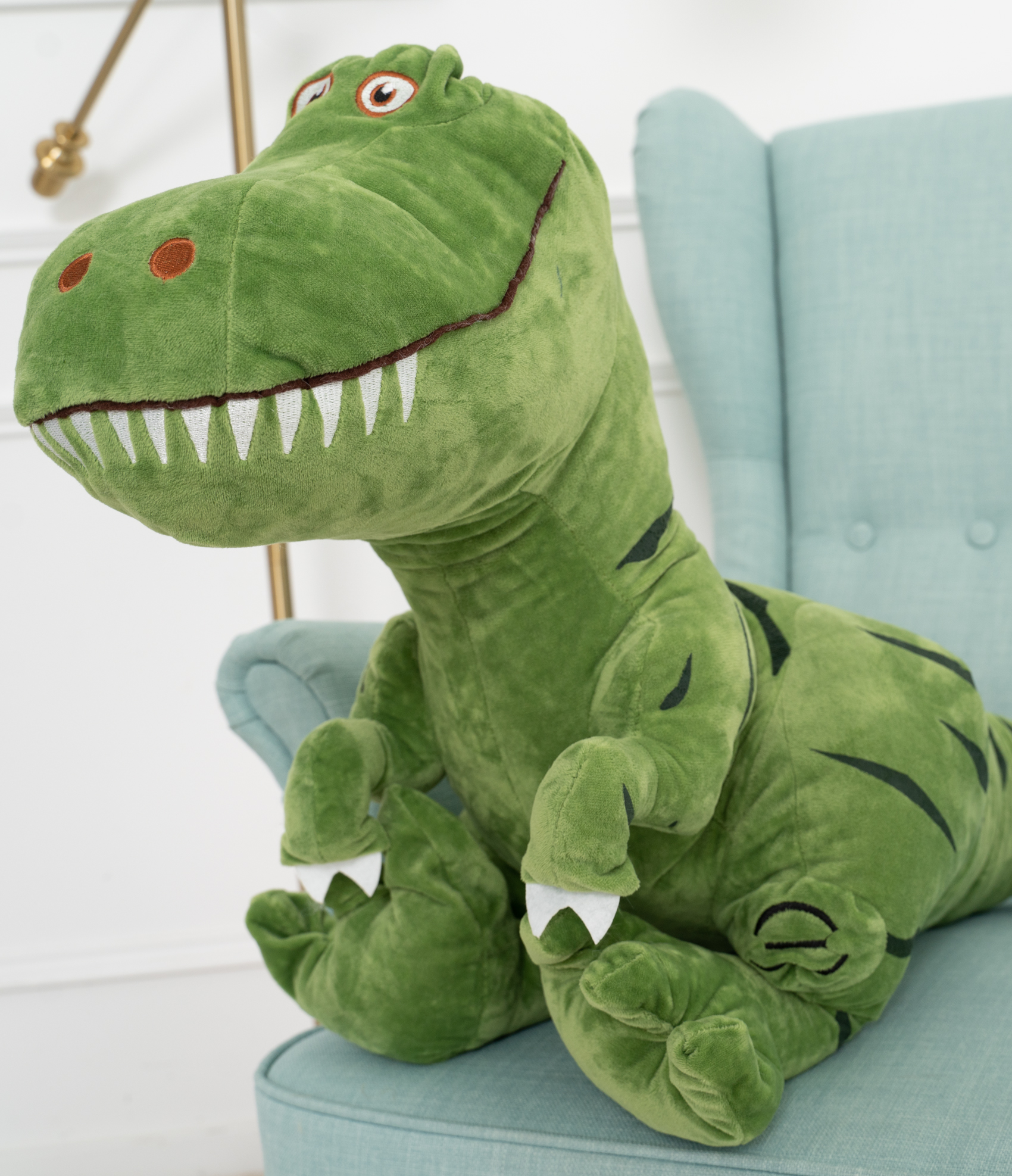 Dinosaurus T-REX zelený 100 cm