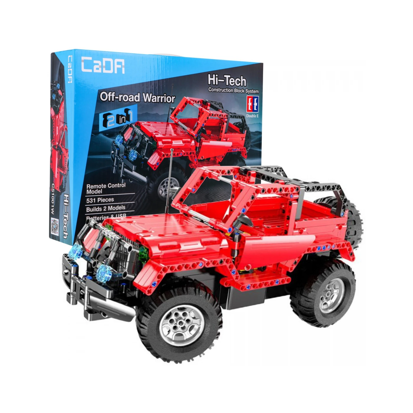 RC Stavebnice JEEP WRANGLER 2V1