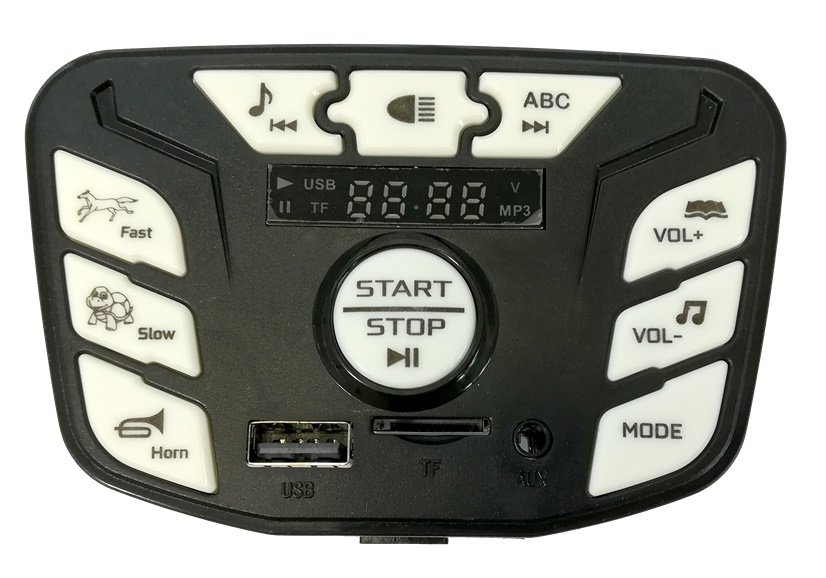 Hudební panel do elektrického vozítka Jaguar FType QLS-5388