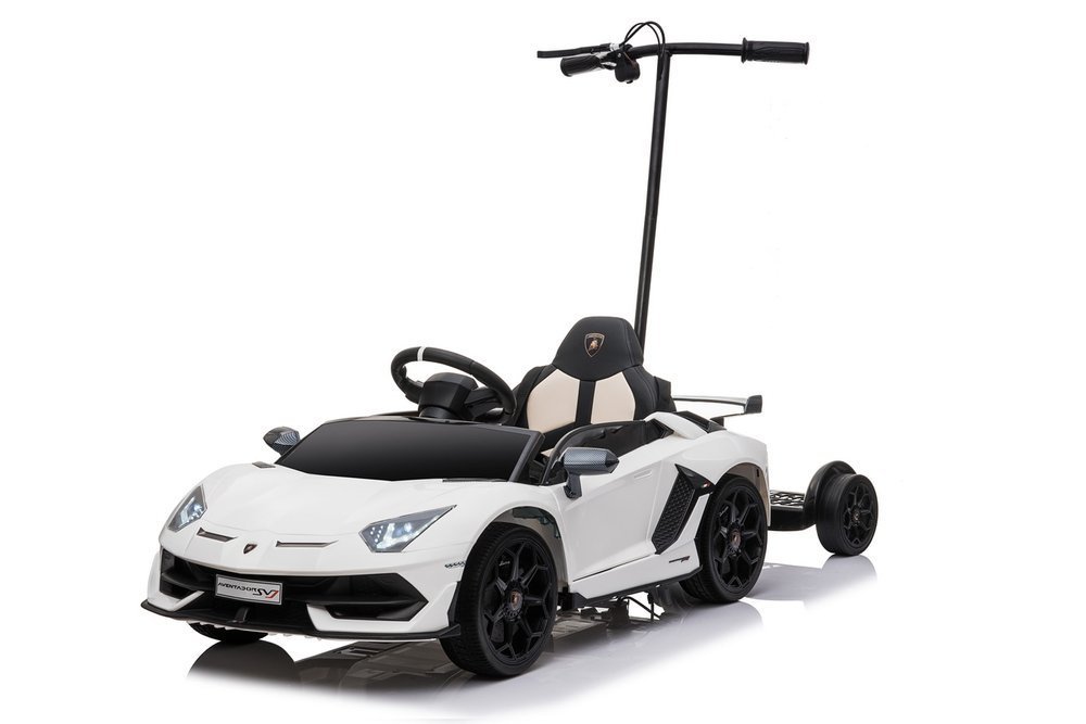 Lean Toys elektrické auto Lamborghini Aventador SX2018 s platformou bílá