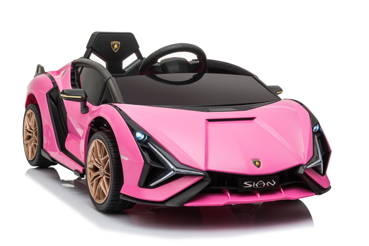 Lamborghini SIAN dětské auto na baterii s ovladačem – Růžové