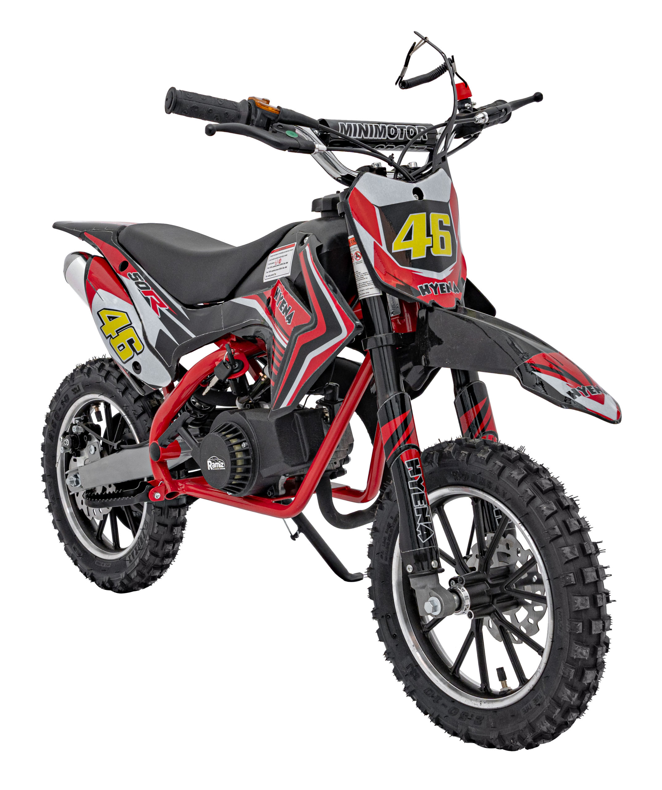 Benzínová motorka 49 cm3 Renegade červená