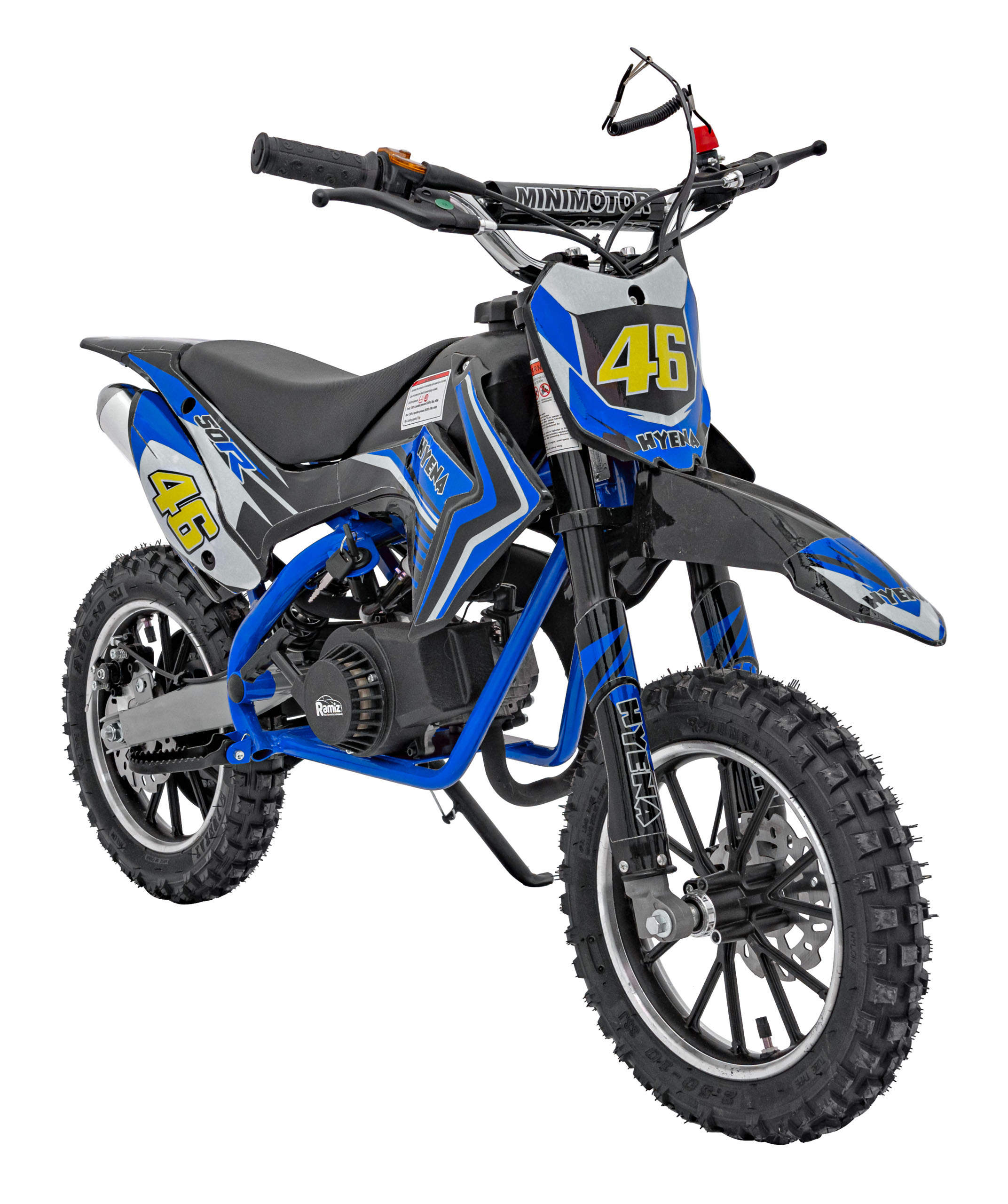 Benzínová motorka 49 cm3 Renegade modrá