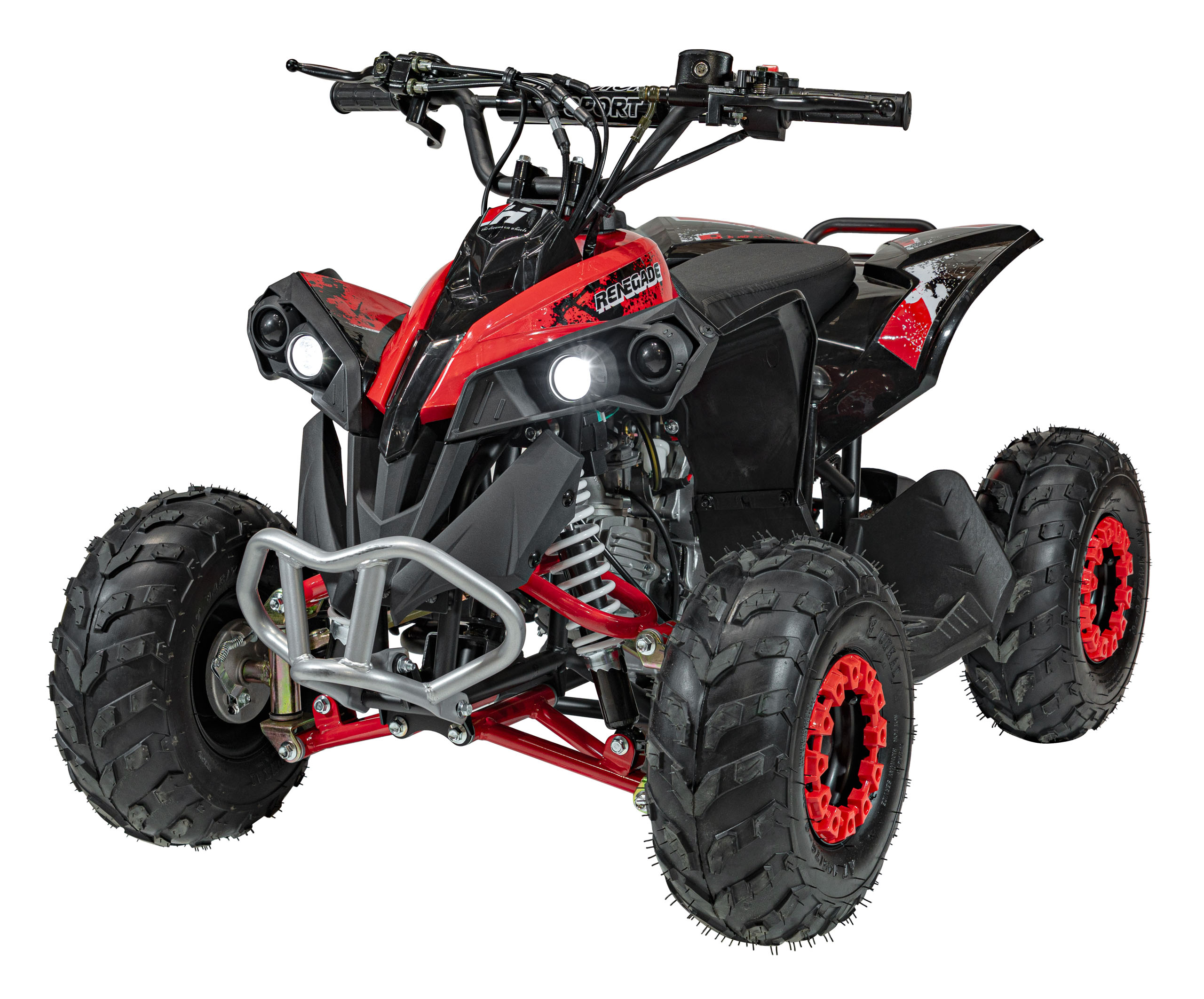Dětská benzínová čtyřkolka RENEGADE HighPer 110CC červená