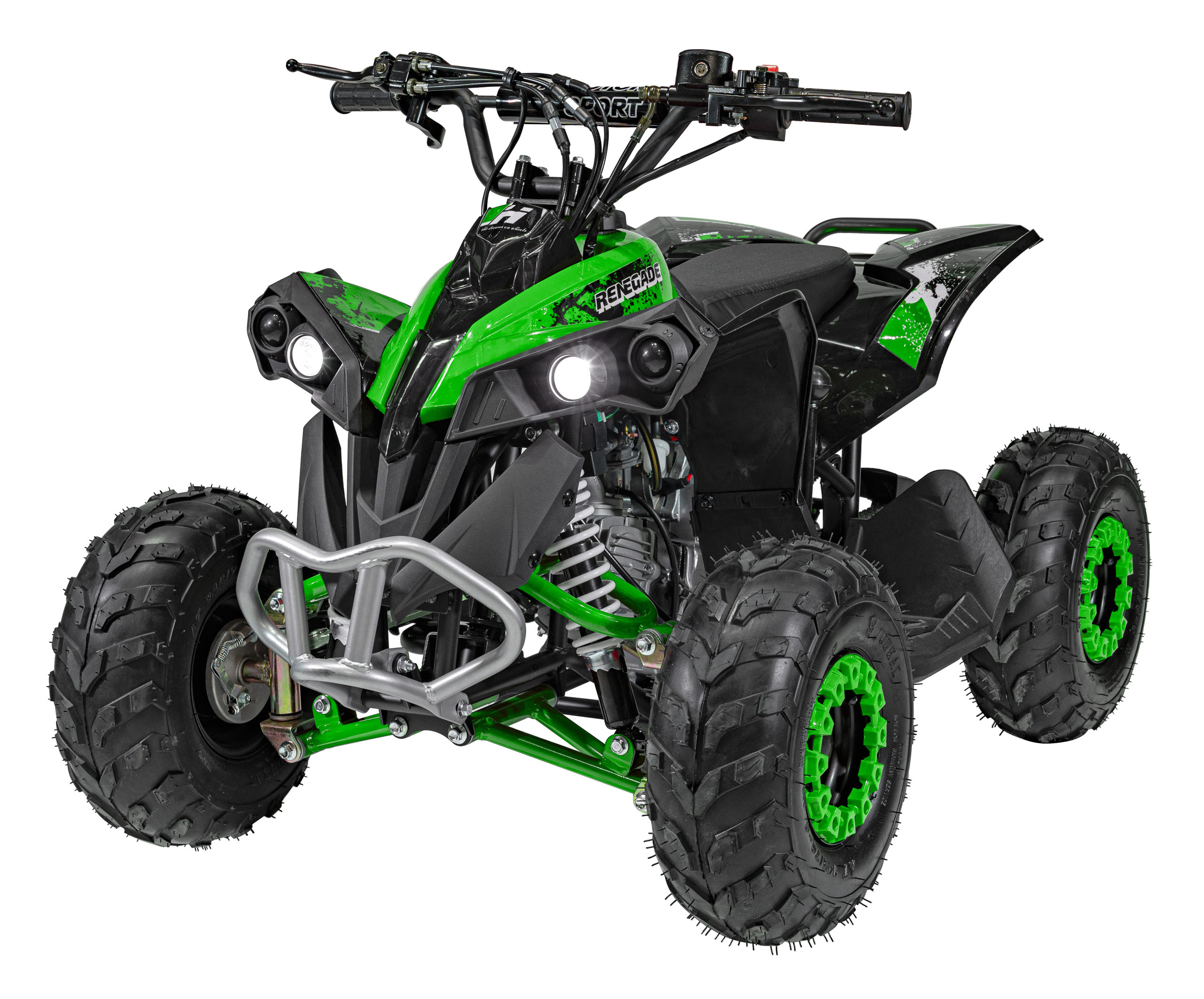 Dětská benzínová čtyřkolka RENEGADE HighPer 110CC zelená