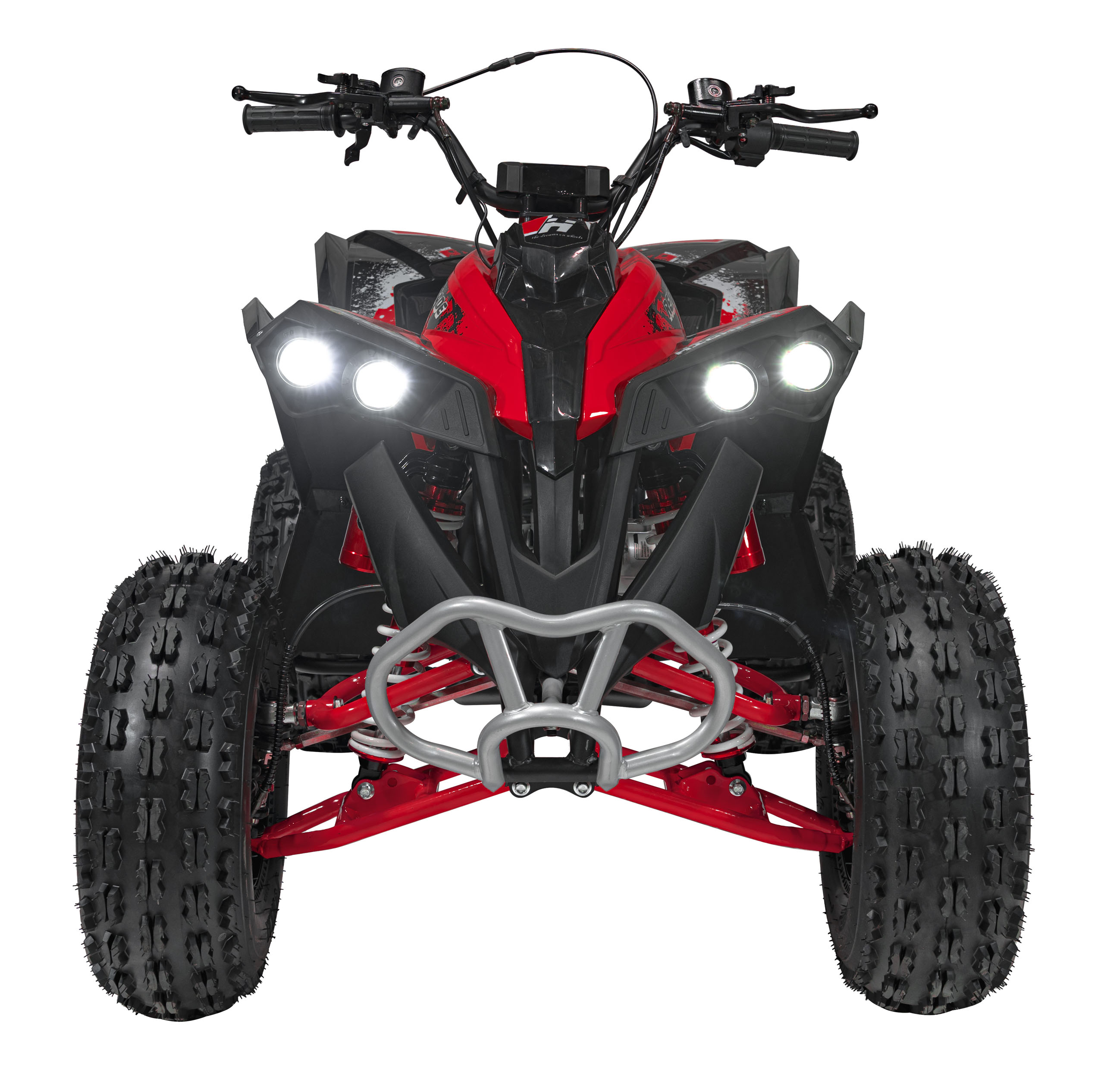 Dětská benzínová čtyřkolka RENEGADE HighPer 125CC červená
