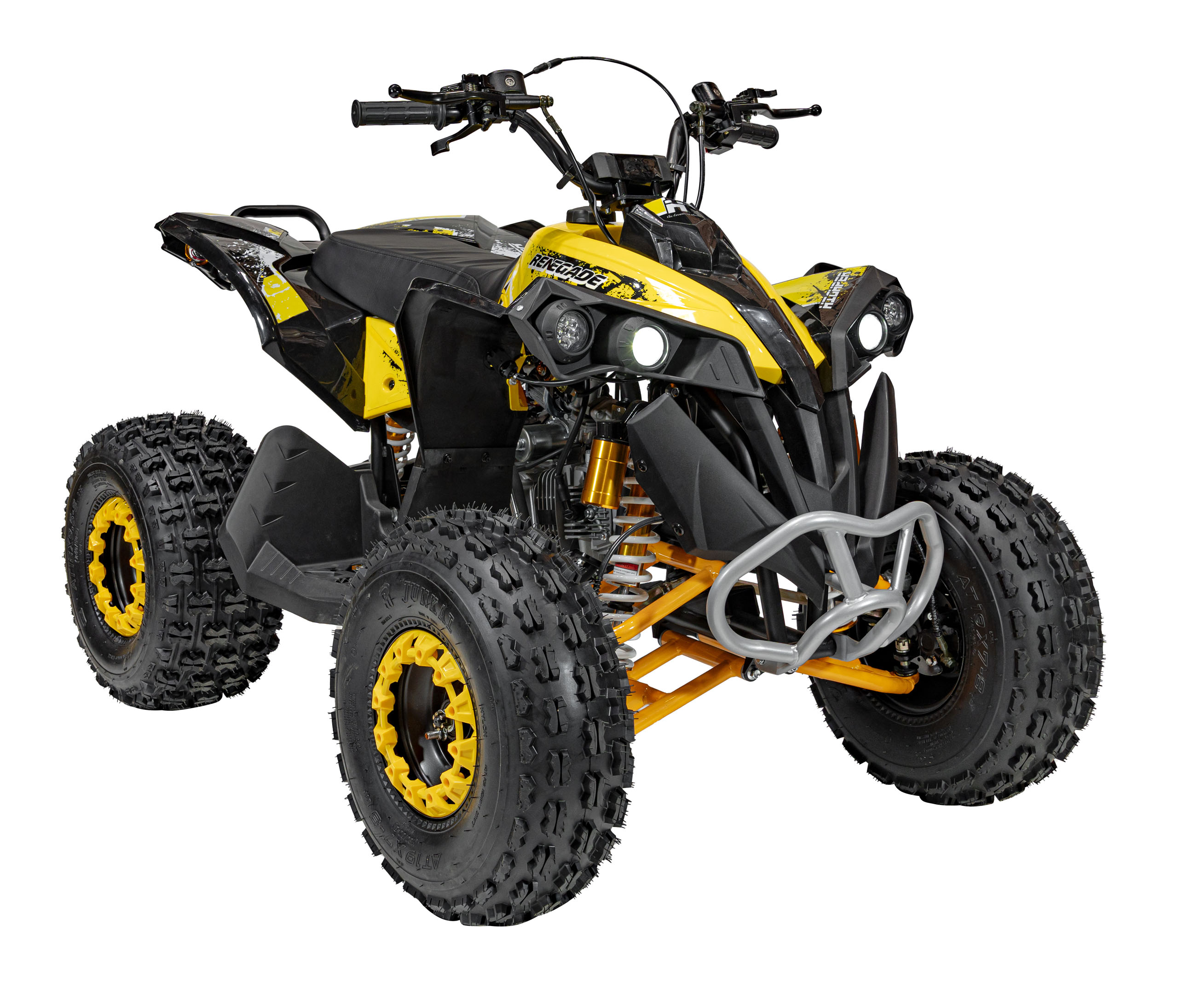 Dětská benzínová čtyřkolka RENEGADE HighPer 125CC žlutá